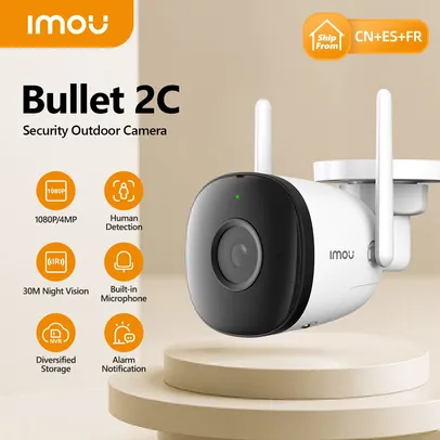 Câmera sem Fio WIFI IMOU Bullet 2C 2 MP