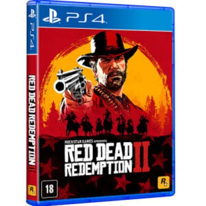 [Cartão]Jogo Red Dead Redemption 2 - PS4