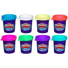 Massinha Play-doh Plus 8 Potes Play-doh Multicor | R$ 19