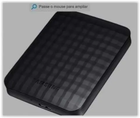 [Submarino]HD Externo Portátil Samsung M3 Portable 1TB Preto por R$ 244