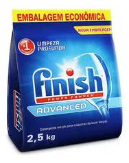 (Add 3un)(R$74,25)Detergente para lava-louças Finish Power Powder em pó em pacote 2,5 kg