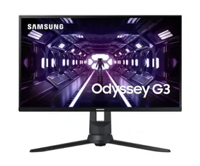 Monitor Gamer Samsung Odyssey 24" FHD, 144 Hz, 1ms, HAS, HDMI, DP, VGA, Freesync, G3