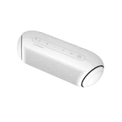 Caixa de Som Portátil LG Pl5 XBOOM GO, Bluetooth, 18 Horas de Bateria - Branco | R$521