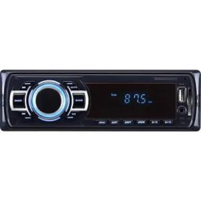 Auto Rádio com MP3 Player e Rádio FM Naveg NVS 3068 com Entradas USB SD e Auxiliar - R$50