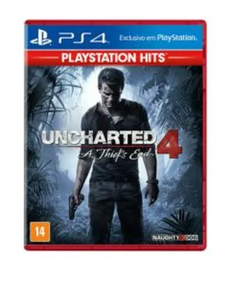 [Primeira Compra] Uncharted 4 – PS4 Mídia Física