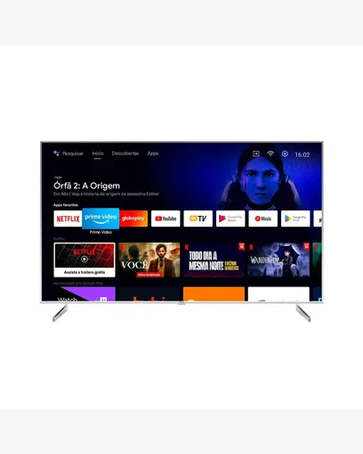 Foto do produto Smart Tv 85 Philco Ptv85f8tagcm Qled Android Tv Dolby Audio