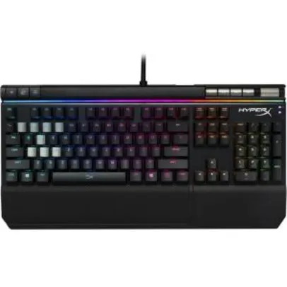 Teclado Gamer HyperX Alloy Elite RGB Mecânico Cherry MX Red US - HX-KB2RD2-US/R2 - R$700