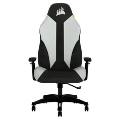 Cadeira Gamer Corsair TC70 Remix, Até 120Kg, Apoio de Braços 3D, Reclinável, Cilindro de Gás Classe 4, Preto e Branco - CF-9010040-WW