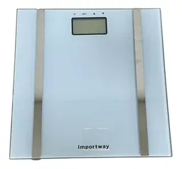 Balança Digital Importway Bioimpedância Corporal 180 Kg Cor Branco