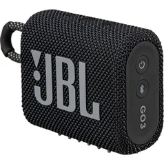 Caixa de Som Bluetooth JBL GO3 Preta