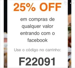 Cupom 25 % OFF no Peixe Urbano