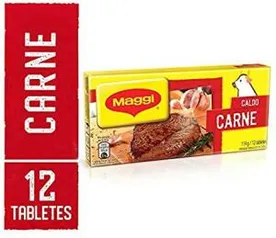 [R$: 1,16] 5 unid. Caldo Carne Maggi Tablete 114 g / Frete Grátis - Prime