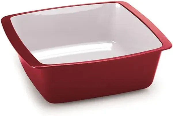 [ PRIME | + POR - R$ 4,46 ] Travessa Quadrada Duo Chef, Plasútil 520 ml