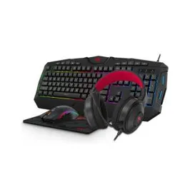 Combo Gamer Havit, Teclado, Mouse, Mousepad e Headset, HV-KB502CM