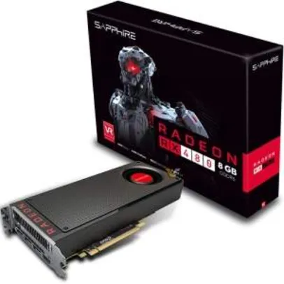 [KABUM] (PRÉ-VENDA) Placa de Video VGA Sapphire AMD RX480 8GB GDDR5 HDMI/TRI DP PCI-Express - R$ 1.439,90