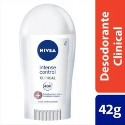(Leve 4 Pague 2) Desodorante Antitranspirante Clinical Intense Control Feminino 42g