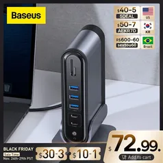 Baseus USB C HUB Type C Docking Station