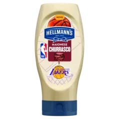 (Levando 2) Maionese Churrasco NBA Los Angeles Lakers Hellmann's Squeeze 335g