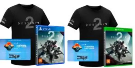 [VisaCheckout] Pré venda Destiny 2 + Brinde Camiseta + DLC PS4 ou XOne - R$ 191