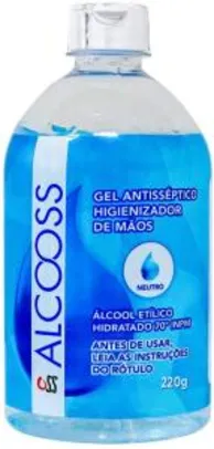 [PRIME] Álcool Gel 220g - Alcooss - 70º INPM | R$3,69