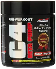 C4 Beta Pump Extreme Pre-Workout Tangerina, New Millen, 225g