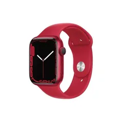 (AME SC R$1623) Apple Watch Series 7 GPS 45mm caixa (PRODUCT)RED de Alumínio (PRODUCT)RED