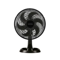 Ventilador Ventisol Turbo Eco 30 cm, 52 Watts, 6 Pás, Preto - R$78