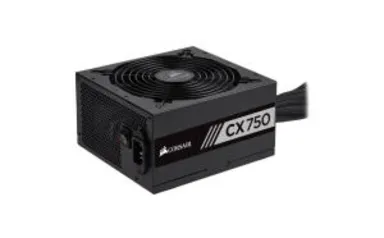 [Primeira compra = 284,99] Fonte Corsair 750W 80 Plus Bronze CX750, PFC Ativo - CP-9020123