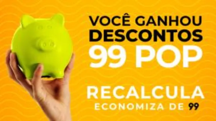 [SP] 10% de desconto em uma corrida no 99 Pop