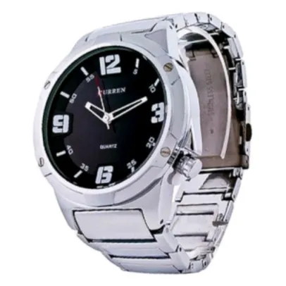 ​[Americanas] Relógio Masculino Curren Analógico Casual Branco - R$69,92
