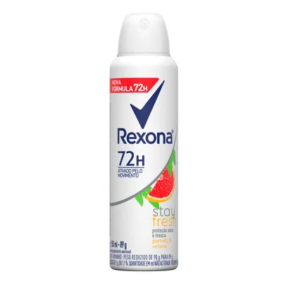 [10 unidades] Desodorante Aerosol Rexona Pomelo e Verbena Feminino 150 ml | R$33