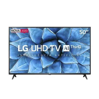 Smart TV 50" LED LG 50UN8000PSD 4K Thinq Al Ultra HD 4 HDMI, 2 USB e 60Hz | R$2294