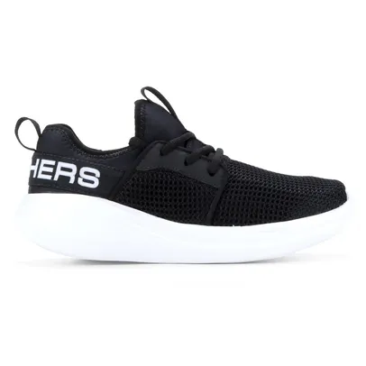 Tênis Infantil Skechers Go Run Fast Feminino - Preto+Branco (Tam. 28 ao 31)