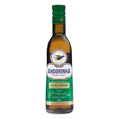 Azeite de Oliva Extra Virgem Português Andorinha Clássicos Vidro 500ml