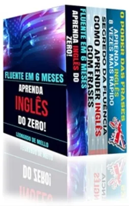 [Amazon] Inglês Fluente (3 em 1): Fluente Em 6 Meses: Aprenda Inglês do Zero.. eBook Grátis