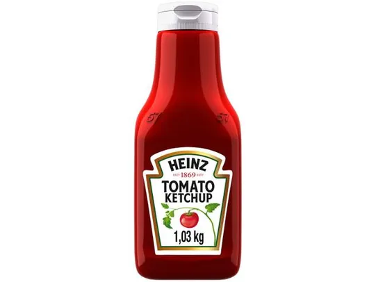 [APP + CLIENTE OURO + CASHBACK] Heinz Tradicional 1,033 kg | R$ 11,23