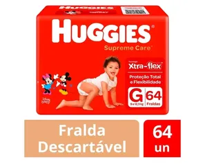 Fralda Huggies Supreme Care G | R$33