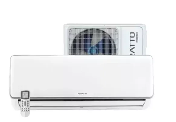 Ar Condicionado Slipt 18.000 BTUs Agratto ICS18F Frio | Neo Top Inverter R32 Interno/Externo