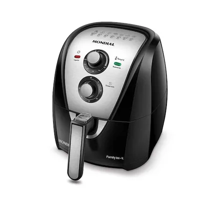 Fritadeira Elétrica Air Fryer Mondial AFN-40-BI 4L Inox/Preta - 220V