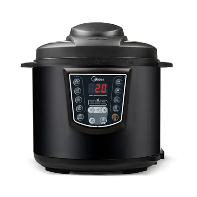 Panela De Pressão Elétrica 6 L Digital Preta Midea Ppa70p2 - 220v