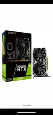 Placa de Vídeo EVGA NVIDIA GeForce RTX 2060 KO Ultra Gaming, 6GB, GDDR6 - 06G-P4-2068-KR