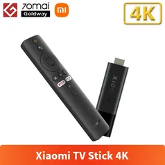 [Com Imposto Incluso] Xiaomi TV Stick 4K Android 11 Versão Global 2GB Ram 8GB Rom Dolby