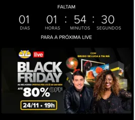 Live Black Friday 2021 Mercado livre