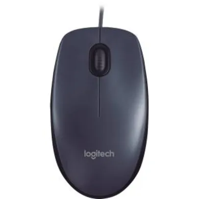 [1ª compra] Mouse M90 Preto 1000dpi - Logitech - R$12