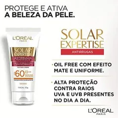 Protetor Solar Facial FPS 60 50g, L'Oréal Paris R$24