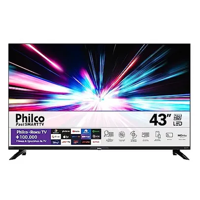 Smart TV 43” Philco PTV43G7ER2CPBLF Led Dolby Áudio