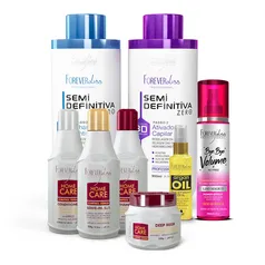 Kit Semi Definitiva dos Sonhos com Semi Definitiva, Kit Home + Óleo de Argan