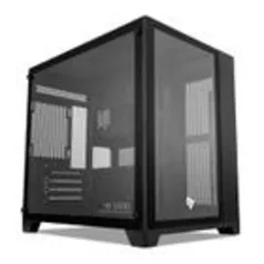 Gabinete Gamer Pichau HX710L, Mid-Tower, Preto, PG-HX71L-BK01