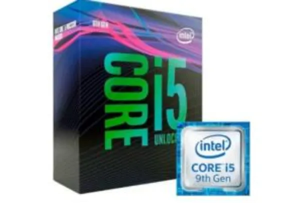 Processador Intel Core i5-9400F Coffee Lake, Cache 9MB, 2.9GHz (4.1GHz Max Turbo), LGA 1151 - BX80684I59400F - R$896