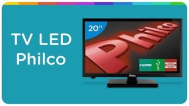 Saindo por R$ 600: TV LED HD 20" Philco PH20U21D com Conversor Digital 2 HDMI 1 USB por R$ 600 | Pelando